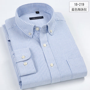 100 % Cotton Men's Long-Sleeve Business Casual Dress Shirts /8XL