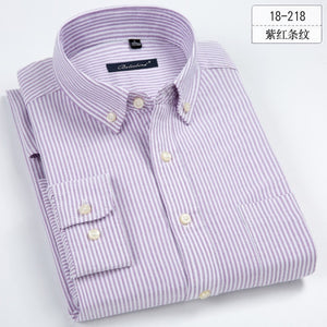 100 % Cotton Men's Long-Sleeve Business Casual Dress Shirts /8XL