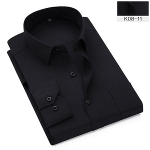 Men's Striped  Fashion Casual Long Sleeve Business Shirts